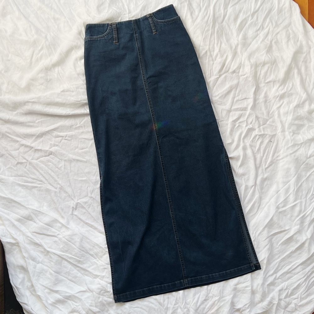 💙Vintage // Denim Maxi Skirt💙